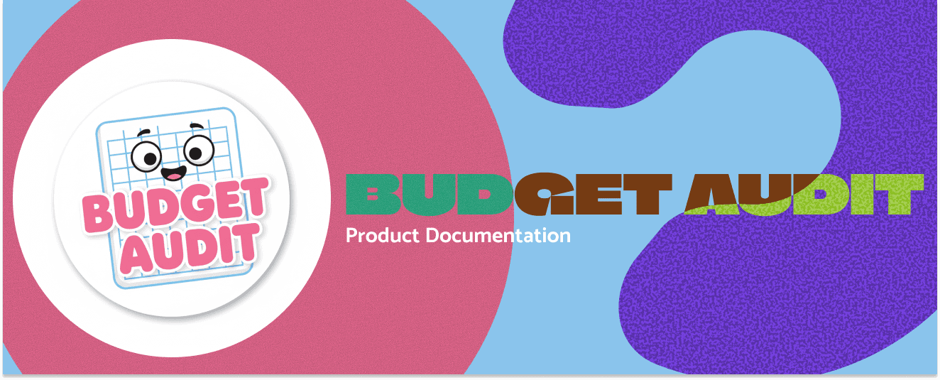 Budget Audit documentation banner